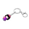 DALANE Acrylic Anime Japanese Kimono Kokeshi Doll Keychain Car Keys