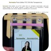 Sormasha Porta Gafete o Credencial, PVC Alta Transparencia Calibre S30