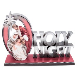 Roman Joseph's Studio, 9.5" H O Holy Night Nativity Figure, Religious Christmas Tabletop Decor