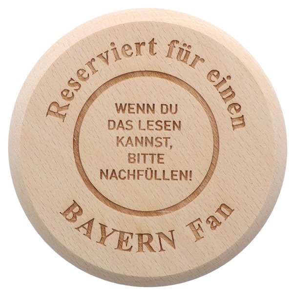 Spruchreif Coasters for drinks, wooden coasters for drinking glasses, 2-in-1