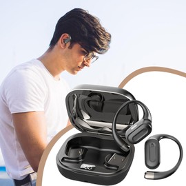 Open Ear Earbuds,Stereo Wireless Headphones | Portable Players for Women Kids Sports Running Swimming Game Streaming Live Translation