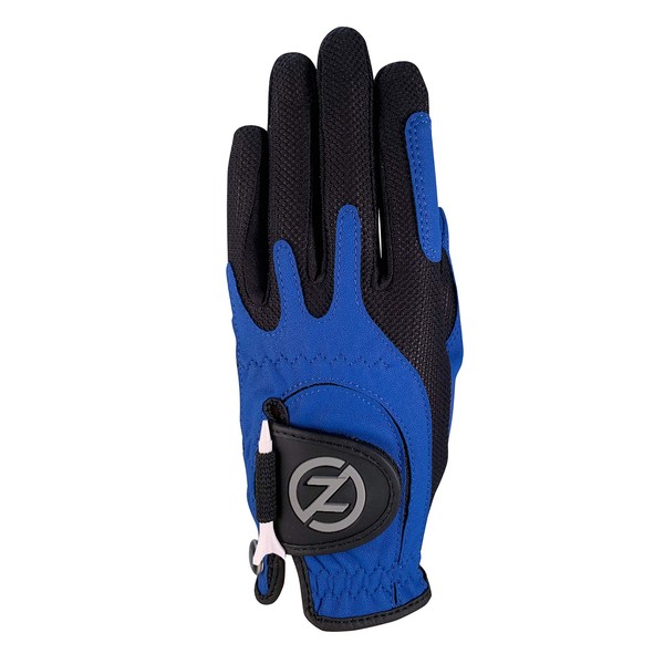 Zero Friction Juniors Performance Left Hand Synthetic Golf Glove, One Size, Blue