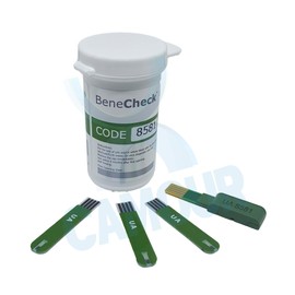 BeneCheck Uric acid test strips BK-U1-25 pieces per pack - for use with the BeneCheck uric acid measuring system