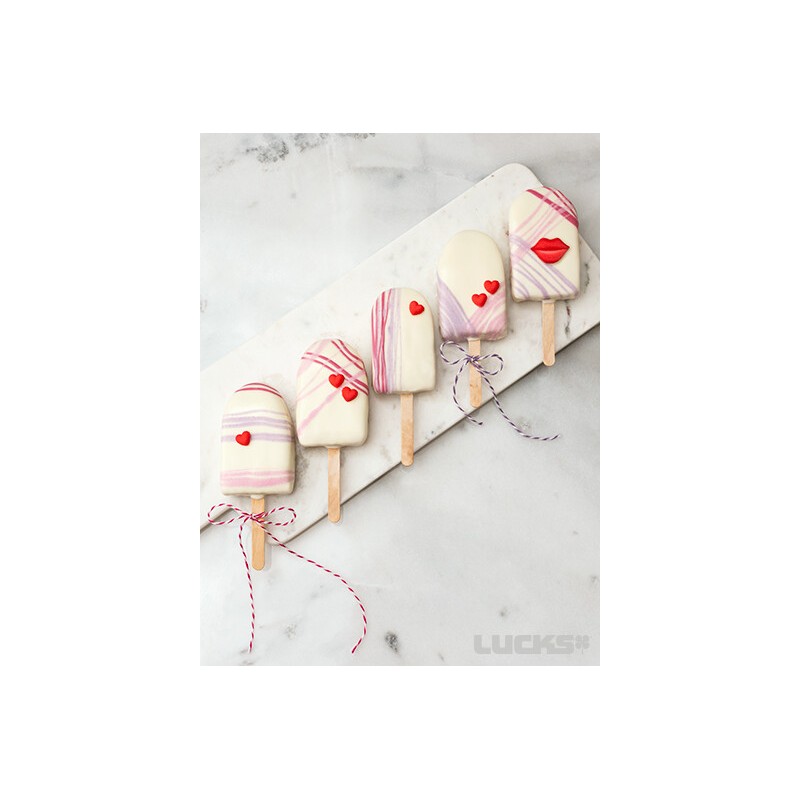 POSH BOXX Valentine's Day Sugar Top Decor - Big Red