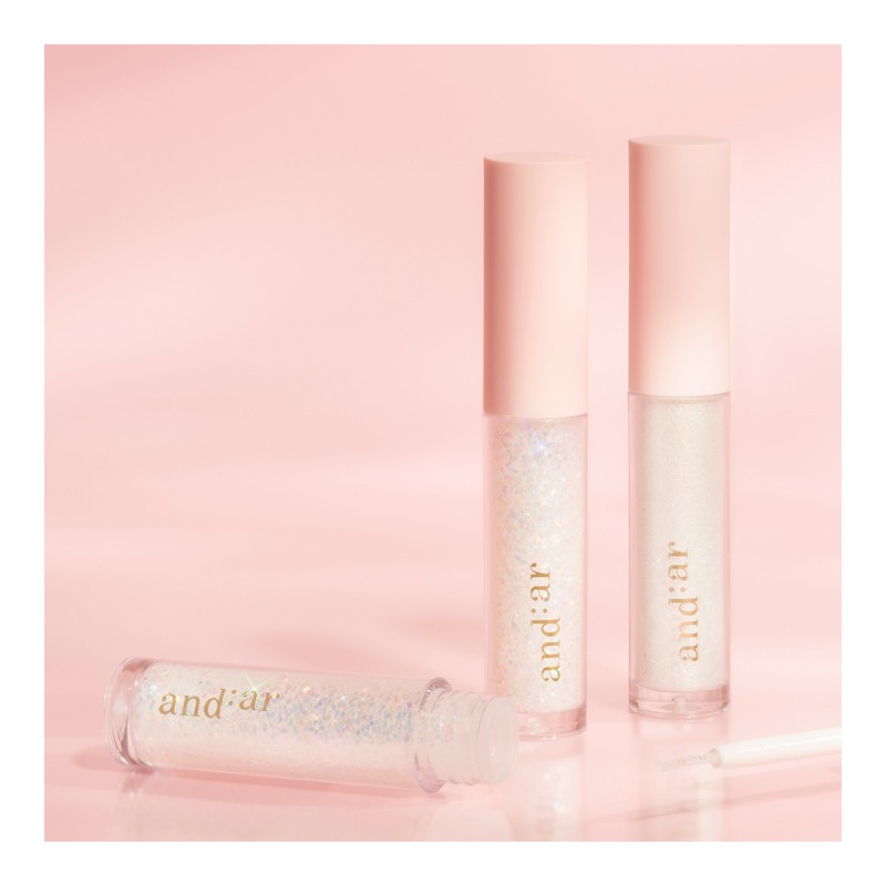 andear Real Glitter Liquid 3.1g - 02 Aurora