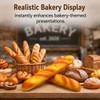 2 Pack Fake Baguettes, 13.5'' Realistic Artificial Bread Decor