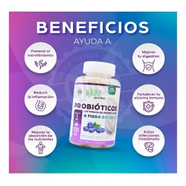 Probiticos  Fibra 120 Gomitas Olnatura Just - Producto Original de Alta Calidad, Entrega Rápida y Segura, Garantía Incluida                           