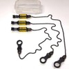 3 x Carp Coarse Fishing Chain Bite Alarm Bobbings Swingers