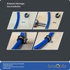 Lumonic 5 x 5 mm pipe clamps with rubber insert,