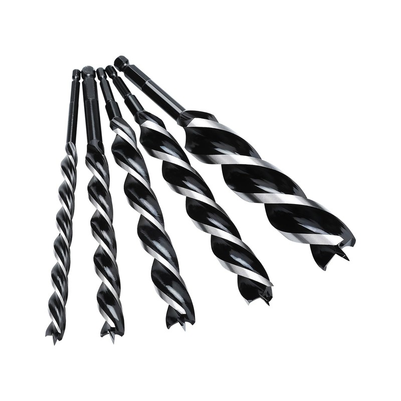 hsawbit Wood Drill Bit Set, 8pcs Auger Drill Bit Set