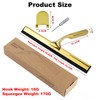 Gold Stainless Steel Shower Squeegee, Squeegee Shower with 1 Metal