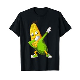 Funny Dabbing Corn Gift | Cute Dancing Farmers Men Women T-Shirt