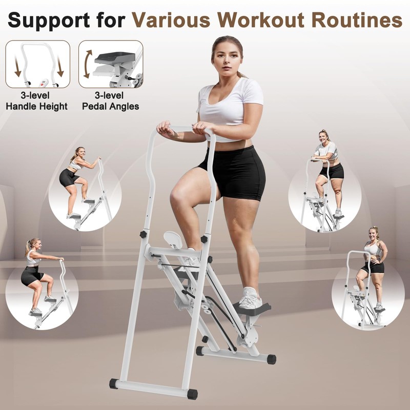 Stair Stepper for Home Gym Exercise, New Version Vertical Climber