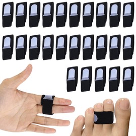 Pack of 25 Trigger Finger Splints, Finger Bandage, Elastic Finger Protectors for Immobilization, Adjustable Finger Protection, Protection Against Trigger Fingers