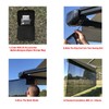 Tentproinc RV Awning Sunshade Screen 9'X13'3''- Black Mesh Sun Shade
