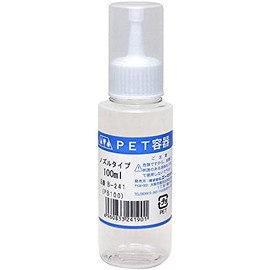 AZ PB100 B241 PET Bottle with Nozzle, 3.4 fl oz (100 ml)