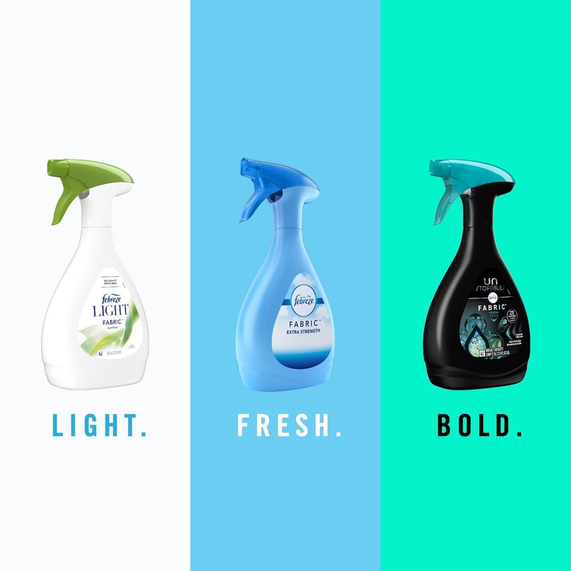 Febreze Fabric Refresher, Odor Fighting and Deodorizing, Platinum Ice Scent,