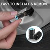 Tire Valve Stem Caps Turtle Car Accessories 4-Pack-Aluminum Alloy Rust-Proof