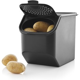 Tupperware PotatoSmart Aufbewahrungsbehälter mit 5,5 l Fassungsvermögen – speziell entwickelte Belüftungsöffnungen halten Lebensmittel länger frisch, platzsparendes Design, speichert bis zu 5 kg