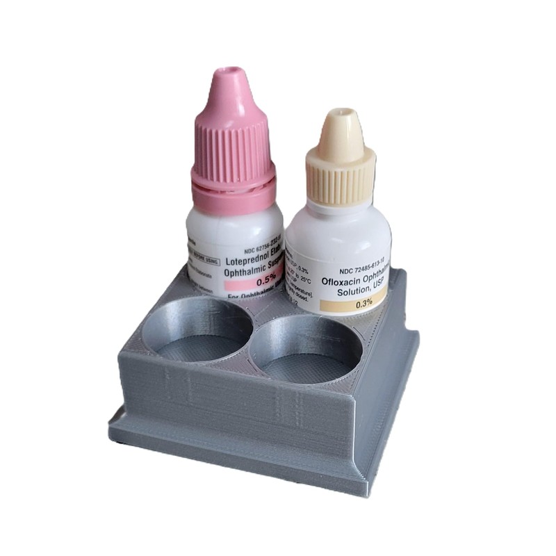 Znet3D Eye Drop Bottles Organizer & Storage – 4-Slot Holder