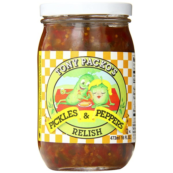 Tony Packo Pickle and Pepper Relish, 16 Ounce