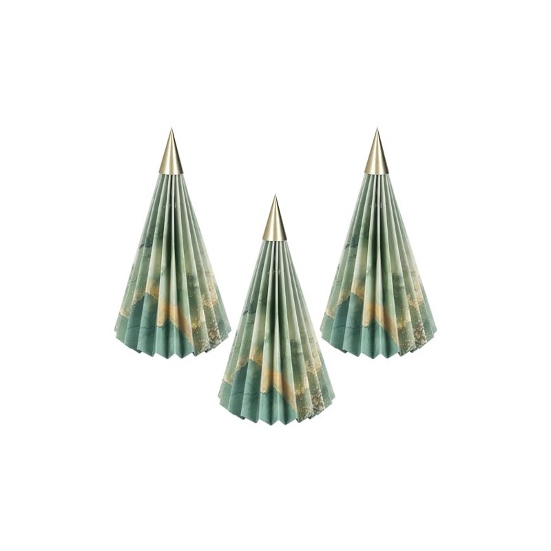 Ideen mit Herz Magnetic Folding Fir Trees, Honeycomb Trees, Decorative