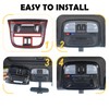 CHEAYAR Roof Reading Light Lamp Cover Trim Kit Compatible with