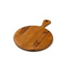 スワンソン商事 サービングボード 手付き プレート 木製 アカシア 丸 M 盛り付け用 パドルボード