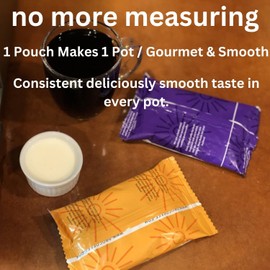 Flavored Ground Coffee Sampler Pack – Variety Gift Set, Medium Roast, Low Acid, Pre-Measured 2oz Pouches, Gourmet Bulk Coffee Packets for 12-Cup Drip Makers