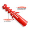 320Pcs Wall Plug Set, Expansion Rawl Plugs Plastics Anchors for