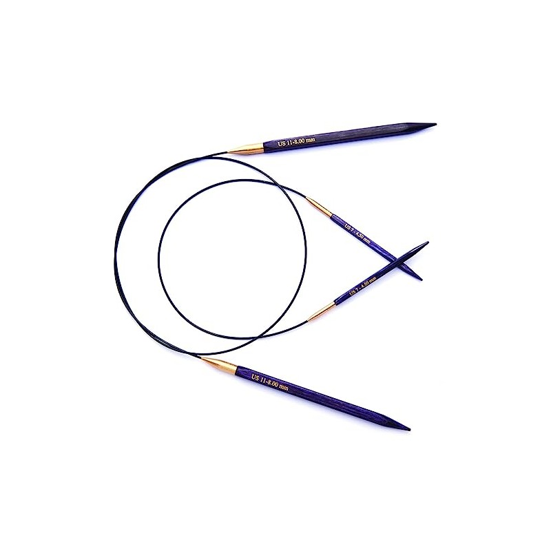 KnitPro J'Adore Cubics Knitting Needles - Fixed Circular Knitting Needles