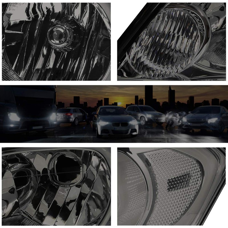 PM PERFORMOTOR Pair of Headlights(Headlamps) Assembly Set Compatible with Chevy