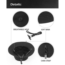 Zylioo Large Reversible Bucket Sun Hats Double Sided Hats Cotton Fishing Hat Camping Hat for Men Women