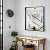 CIRCUMI Black Bathroom Mirror, 30"x36" Rectangular Mirror with Deep Metal