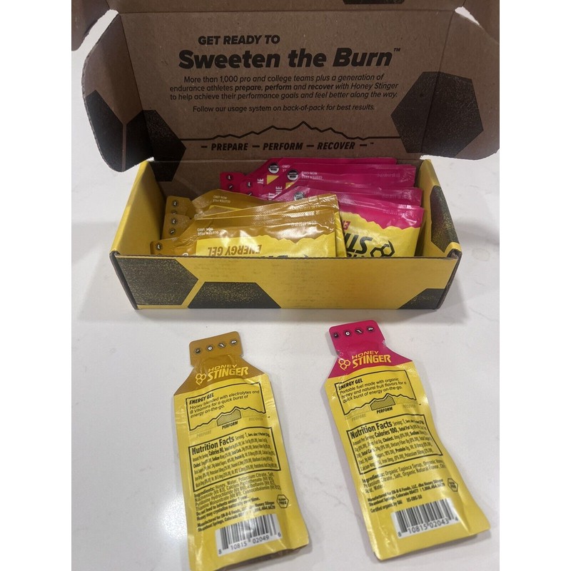 Honey Stinger Energy Gel Variety 10 Pack | Expires 02/07/26