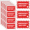 20 Pcs Emergency Shut Off Sign Emergency Stop Stickers 1