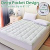 oaskys Mattress Topper Queen Size - Cooling Extra Thick Breathable