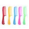 Minkissy 15pcs Plastic Hair Combs Colourful Detangling Unbreakable Long Handle