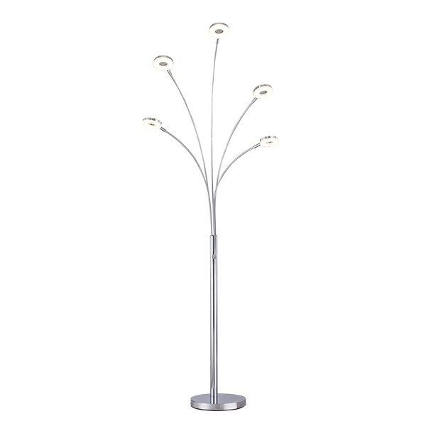 Artiva USA UFO Super Bright LED 5-Arched Floor Lamp with