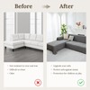 HOMERILLA Sectional Couch Covers 2 Pieces L Shaped Sofa Cover