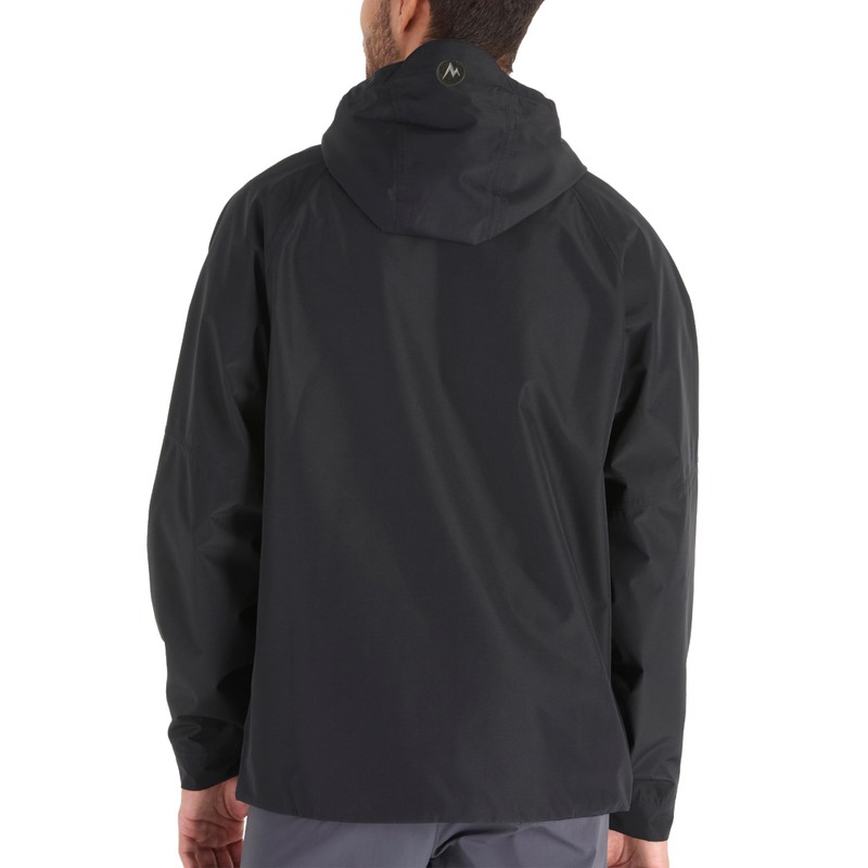 MARMOT Men's Cascade Waterproof Rain Jacket, Black, Medium