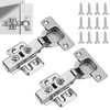 Cabinet Hinges, Pack of 2 Pot Hinges, Soft Close Hinge