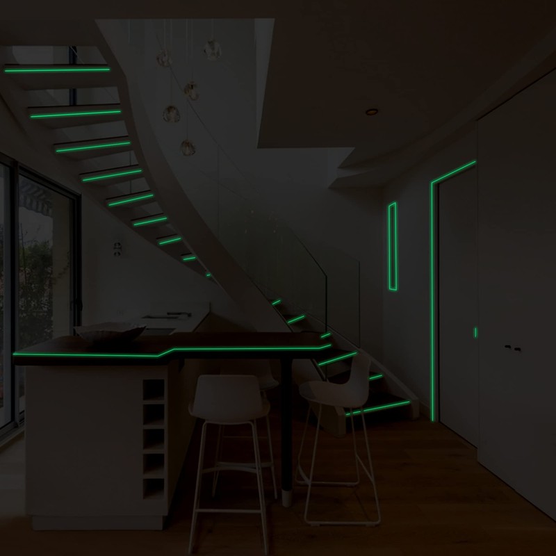 TOMALL 32.8ft Glow in The Dark Tape Stickers Night Safety