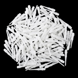 HUANR Pack of 200 Dart Tips, Soft, White Darts, Plastic Tips, Improve Your Dart Skills