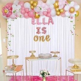 Sequin Backdrop Curtains 10ft x 10ft White Background Drapes Wedding Giltter Curtains for Birthday Party Decoration