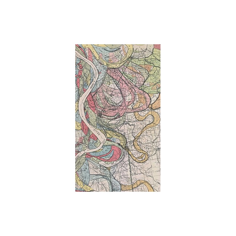 1944 Fisk Mississippi Meander Map Ancient River Bed Sheet 8