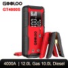 GOOLOO Jump Starter 4000A Portable 12 Volt Car battery Heavy