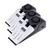 Mengshen 3-Pack Sicherheits-Keil-Türstopper Alarmstopper-Blockierung Travel Home Security Alert 120db (Packung