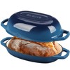 EDGING CASTING Enameled Cast Iron Dutch Oven Pot with Lid,