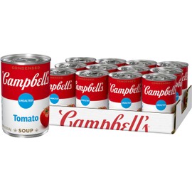 Campbell's Condensed Unsalted Tomato Soup, 10.75 oz Can (12 Pack)